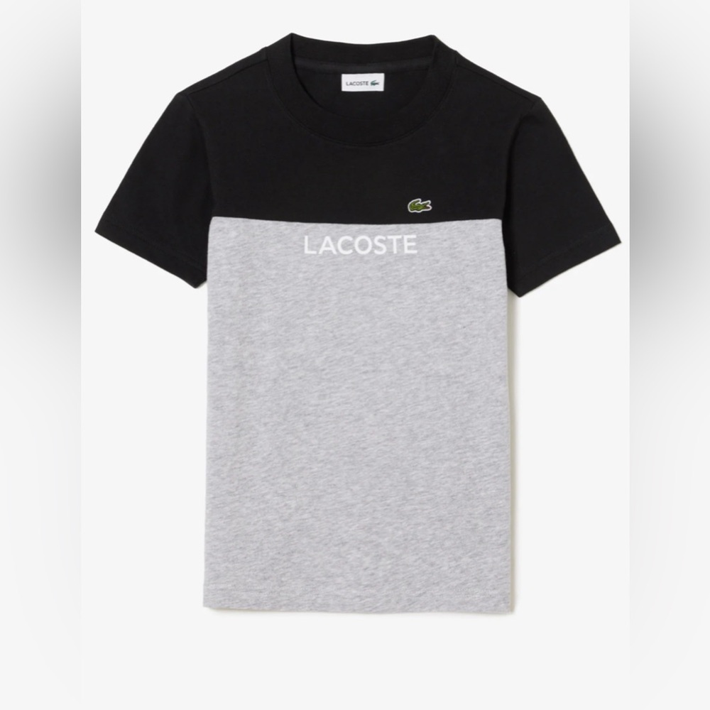 Lacoste Kids Colorblock Organic Cotton
Jersey T-Shirt - 12